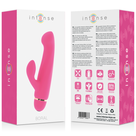 INTENSE - BORAL 20 SPEEDS SILICONE ROSA INTENSE FUN