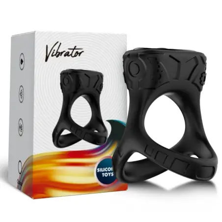 Anillo Vibrador & Multiposición Negro - Sumergible | Armony
