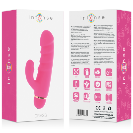 INTENSE - CRASS 20 SPEEDS SILICONE ROSA INTENSE FUN