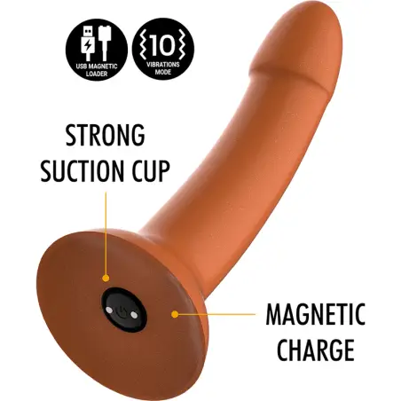 Rune Royal Dildo M - Vibrador Compatible con Watchme