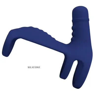 Elish Anillo Vibrador con Extensión Azul | Pretty Love