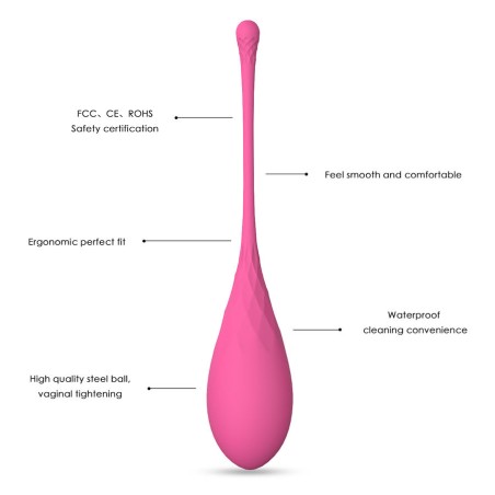 LESLIE - KEGEL FIT ENTREGADOR SUELO PELVICO 6 PESOS LESLIE