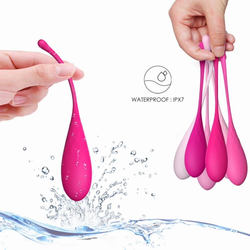 LESLIE - KEGEL FIT ENTREGADOR SUELO PELVICO 6 PESOS 