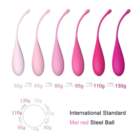 LESLIE - KEGEL FIT ENTREGADOR SUELO PELVICO 6 PESOS LESLIE