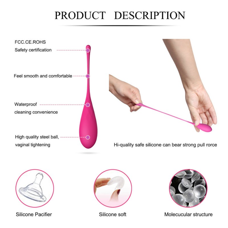 LESLIE - KEGEL FIT ENTREGADOR SUELO PELVICO 6 PESOS 