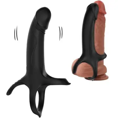 Dildo con Anillo & Vibrador - 9 Modos | Armony