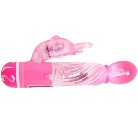 BAILE - VIBRADOR MULTIVELOCIDAD CON ESTIMULADOR ROSA BAILE VIBRATORS