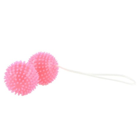 BAILE - A DEEPLY PLEASURE BOLAS TEXTURADAS ROSA 3.6 CM BAILE STIMULATING