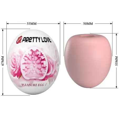 Masturbador Masculino Huevo Rosa - Sumergible | Pretty Love