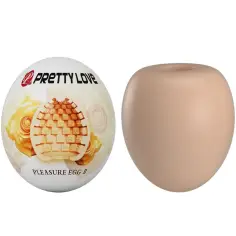 PRETTY LOVE - MASTURBADOR MASCULINO HUEVO NATURAL 2