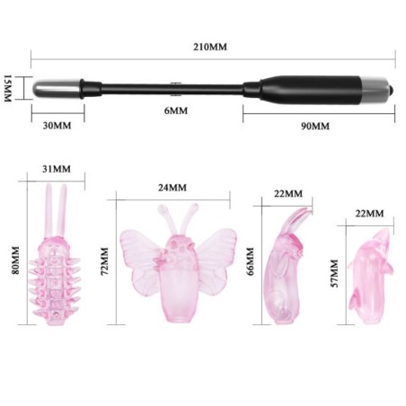 BAILE - WIZARD MAGIC WAND ESTIMULADOR CON VIBRACIÓN BAILE STIMULATING