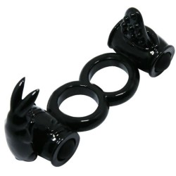 BAILE - SWEET RING ANILLO DOBLE CON RABBIT DOBLE BAILE FOR HIM