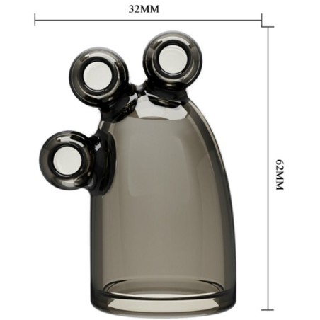 BAILE - FUNDA VIBRADORA VIBRATING CRYSTAL CAP II BAILE FOR HIM