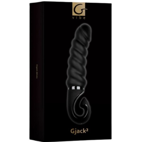 G-VIBE - G-JACK 2 - DILDO VIBRADOR NEGRO G-VIBE