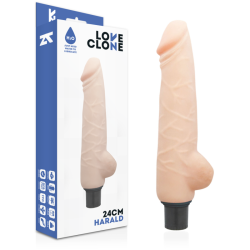 LOVECLONE - HARALD VIBRADOR REALÍSTICO SELF LUBRICATION 24 CM -O- 4 CM LOVECLONE