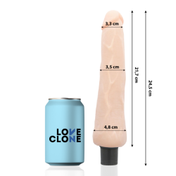 LOVECLONE - RAGNAR VIBRADOR REALÍSTICO SELF LUBRICATION 24.5 CM -O- 3.5 CM LOVECLONE 2