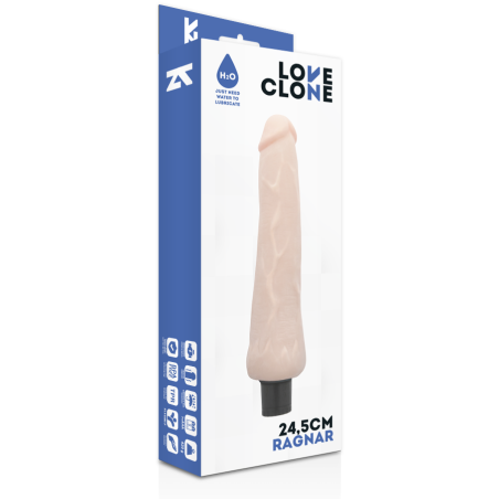 LOVECLONE - RAGNAR VIBRADOR REALÍSTICO SELF LUBRICATION 24.5 CM -O- 3.5 CM LOVECLONE