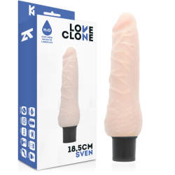 LOVECLONE - SVEN VIBRADOR REALÍSTICO SELF LUBRICATION 18.5 CM -O- 3.3 CM LOVECLONE
