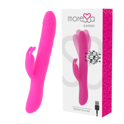 MORESSA - SOMER ROTADOR PERLADO Y POTENTE VIBRACIÓN SILICONA PREMIUM MORESSA