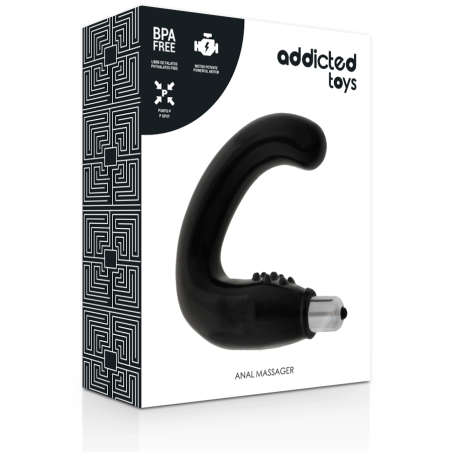 ADDICTED TOYS - ANAL MASSAGER NEGRO ADDICTED TOYS