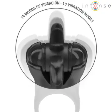 Mabel Anillo Vibrador 10 Vibraciones con Estimulador