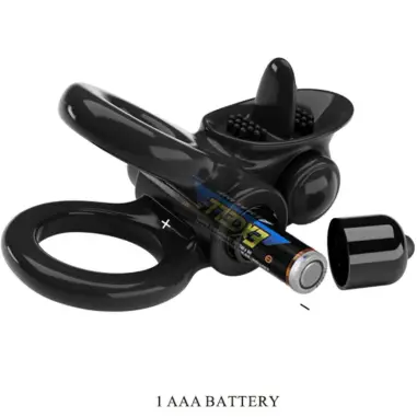 Passionate Ring Doble Anillo Vibrador + Estimulador Clítoris