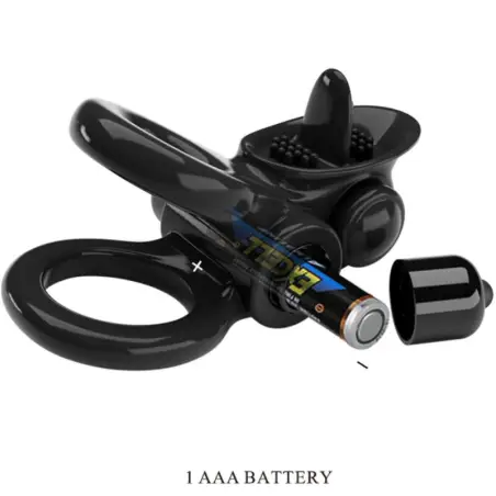 Passionate Ring Doble Anillo Vibrador + Estimulador Clítoris