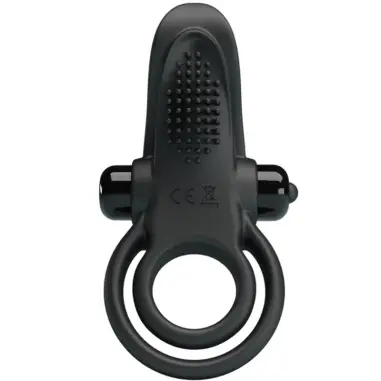 Doble Anillo Vibrador + Estimulador Clítoris 10 Vibraciones