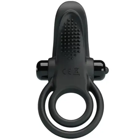Doble Anillo Vibrador + Estimulador Clítoris 10 Vibraciones