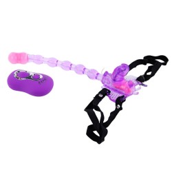 BAILE - BUTTERFLY STRAP ON LILA BAILE STIMULATING 2
