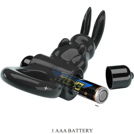 Exciting Ring Anillo Vibrador Rabbit 10 Vibraciones Negro