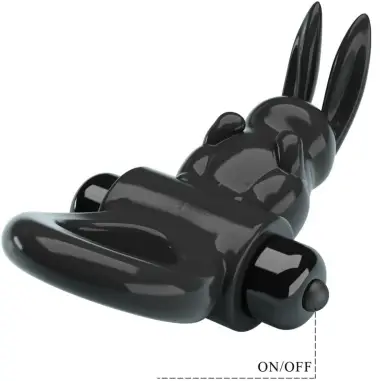 Exciting Ring Anillo Vibrador Rabbit 10 Vibraciones Negro