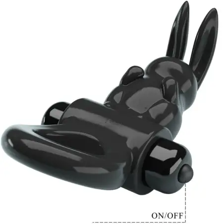 Exciting Ring Anillo Vibrador Rabbit 10 Vibraciones Negro