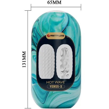 HOT Wave Masturbador Masculino Silicona Blanco | Pretty Love