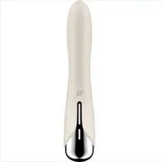 SATISFYER - SPINNING VIBE 1 VIBRADOR ROTADOR G-SPOT BEIGE 2