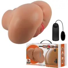 CRAZY BULL - LUNA TRASERO VIBRADOR CON VAGINA Y ANO REALÍSTICO CONTROL REMOTO 2