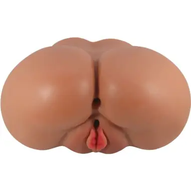 Luna Trasero Vibrador con Vagina y Ano Realístico Control