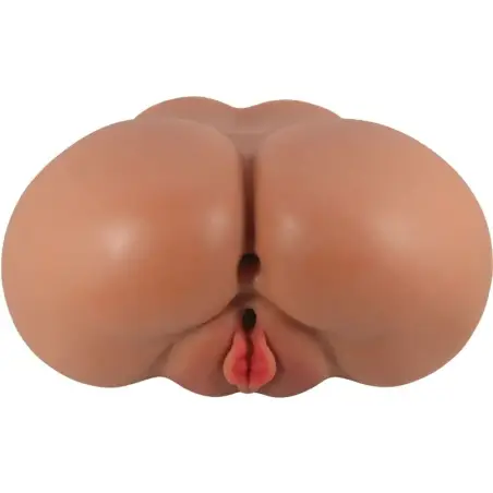 Luna Trasero Vibrador con Vagina y Ano Realístico Control