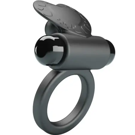 Debonaire Anillo Vibrador Conejo 10 Vibraciones Negro