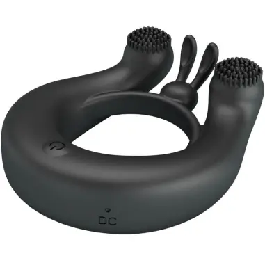 Dahlia Anillo Vibrador + Estimulador de Clítois - 12 Modos