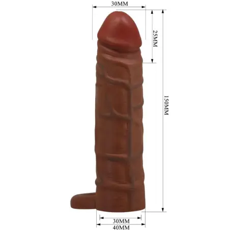 Kaile Funda para Pene con Extensión de 2.5 cm Mulato