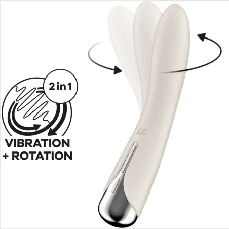 Spinning Vibe 1 Vibrador Rotador G-Spot Beige | Satisfyer