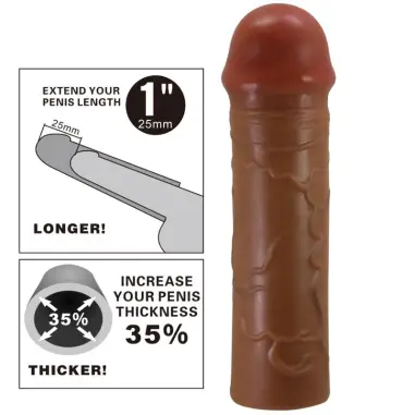 Nile Funda para Pene con Extensión de 2.5 cm Mulato