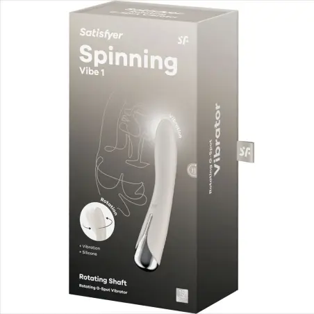 Spinning Vibe 1 Vibrador Rotador G-Spot Beige | Satisfyer