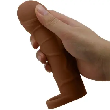 Bunion Funda para Pene con Extensión de 2.5 cm Mulato