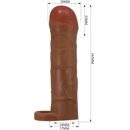 Bunion Funda para Pene con Extensión de 2.5 cm Mulato