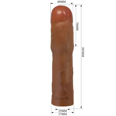 Kylian Funda para Pene con Extensión de 7.6 cm Mulato