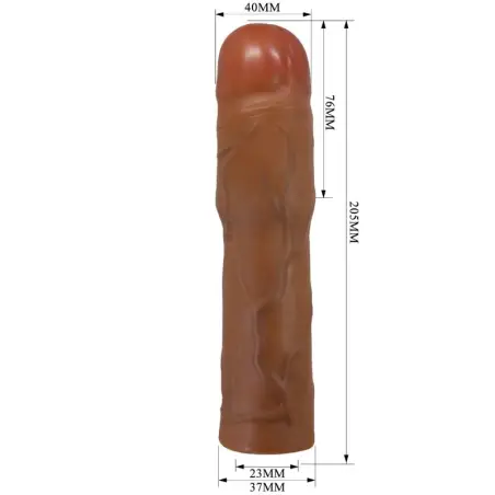 Kylian Funda para Pene con Extensión de 7.6 cm Mulato