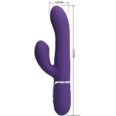 Vibrador Punto G Multifunción Morado - 7 Modos | Pretty Love