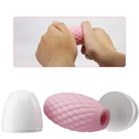 Athena Eros Masturbador Masculino Silicona Rosa - Sumergible